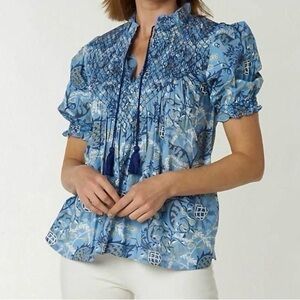 CK Bradley Cayman Blue Blouse